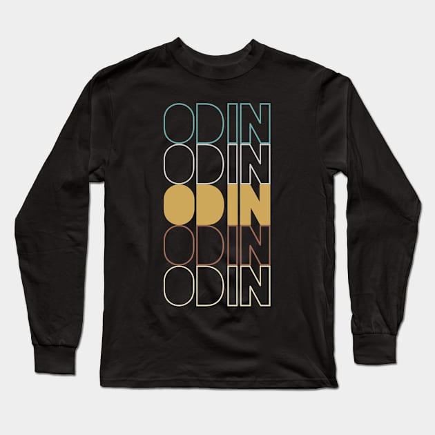 Odin Long Sleeve T-Shirt by Hank Hill